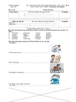 Đề thi HSG môn Tiếng Anh cap huyện năm 2011-2012