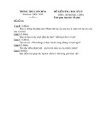 8 Đề và đáp án thi HKII Sinh 4 khối 6-9