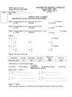 De KTDK cuoi ki 2 mon Toan lop 4