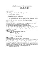 đề và đáp án kiểm tra học sinh giỏi văn 9