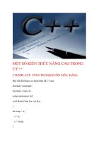 Nguyễn mẫu hàm con trỏ hàm C++ nâng cao