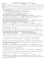 Đề +ĐA phần ĐXC-01-Lớp 12