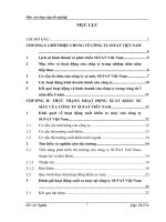 Báo cáo thực tập tại Công ty trách nhiệm hữu hạn SUFAT Việt Nam