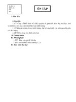 TUẦN 35 ÔN TẬP HKII