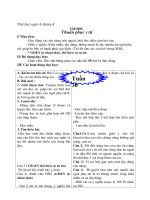 Giáo án tuần 30,31,32