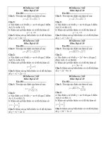 6 đề kiểm tra 1 tiết toán 10