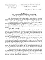 Kế hoạch tuyên truyền bầu cử QH&HDND