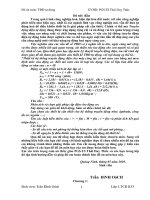 Thiết kế hệ thống truyền động điện cho máy công tác có mô men cản bằng mô men định mức của động cơ   trần đình oách