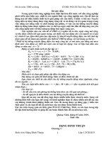 Thiết kế hệ thống truyền động điện cho máy công tác có mô men cản bằng mô men định mức của động cơ   trần bảo trung