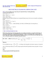 Một số phương pháp để giải nhanh phương trình lượng giác trong kỳ thi tuyển sinh đại học