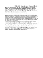 BÍ QUYẾT Phân tích báo cáo lưu chuyển tiền tệ