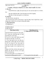 GIÁO ÁN HƯỚNG NGHIỆP LỚP 9 TRỌN BỘ