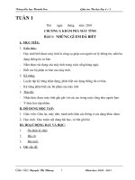 giáo án lớp 4đầy đủ