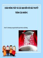 Ảnh hưởng của nguyên liệu đến quá trình sản xuất đường