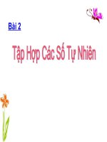 Giáo án bồi dưỡng thao gảng tham khảo toán 6 Bài Tập hợp các số tụ nhiên (4)