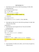 Bài tập đặc tả (có lời giải)