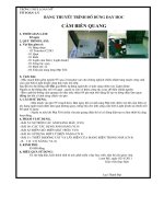 BẢNG THUYẾT MINH DDDH