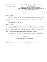 Đề HSG văn 11 new tỉnh Vĩnh Phúc.2011