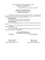 BC thẩm đinh chuyên môn