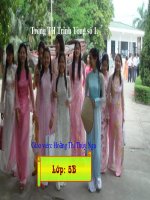 tập đọc: tà áo dài Việt Nam