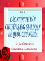 Bài 34, Các nước TB chuyển sang gđ ĐQCN