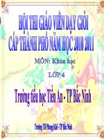 Khoa học 4: Phòng một số bệnh lây qua đường hô hấp