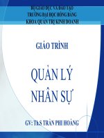 Bài giảng quản lý nhân sự   ths  trần phi hoàng