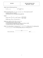 ĐỀ THI THỬ TOÁN HK 2 LỚP 10 CÓ LỜI GIẢI - ĐỀ SỐ 04