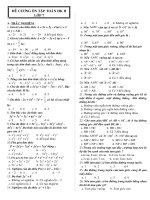 ĐỀ CƯƠNG ÔN THI HK2-TOÁN 7--B