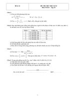 ĐỀ THI THỬ TOÁN HK 2 LỚP 10 CÓ LỜI GIẢI - ĐỀ SỐ 11