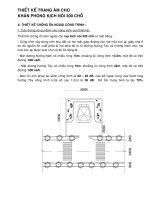 THIẾT KẾ TRANG ÂM CHO KHÁN PHÒNG KỊCH NÓI 300 CHỖ