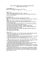 đáp án và đề thi  giữa kỳ văn9