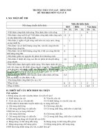 De thi . HK2 1011. ly 8 Theo chuẩn KTKN - Có Ma trận.