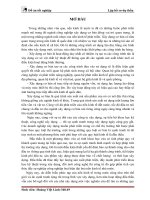 Đồ án tốt nghiệp - Xây lắp nhà ở di dân giải phóng mặt bằng Xuân La