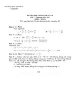 ĐỀ  THI HSG TRƯỜNG NĂM HOC 2010-2011 (Có Key)