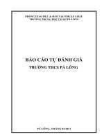 Tu danh gia CLGD 2010-2011 - THCS PaLong