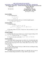 5 đề tuyển sinh vào 10 chuyên Toán