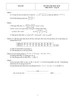 ĐỀ THI THỬ TOÁN HK 2 LỚP 10 CÓ LỜI GIẢI - ĐỀ SỐ 05