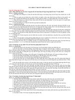 Tổng hợp câu hỏi lý thuyết môn kế toán có đáp án