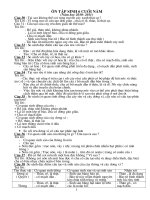 Đề cương ôn tập sinh6