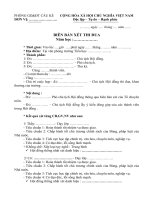 HO SO THI DUA CUOI NAM HOC 20...-20....(Tham khao - Mau 1)