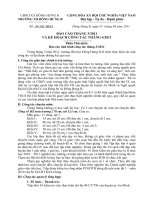 Báo cáo tháng 3 KH tháng 4/2011