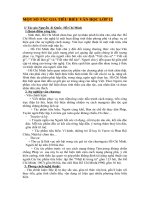 MỘT SỐ TÁC GIA TIÊU BIỂU VĂN HỌC LỚP 12