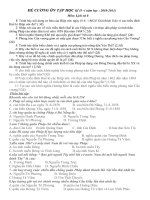 Một số nội dung ôn tập HKII sử 8-