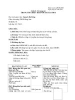 Giáo án Mĩ thuật 6-Tiết 31