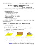 QUAN HỆ VUÔNG GÓC TRONG KHÔNG GIAN