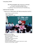 THU HOẠCH TÌM HIIỂU THỰC TẾ QUẢN LÝ GIÁO DỤC Khoa: TÂM LÝ GIÁO DỤCĐẠI HỌC SƯ PHẠM