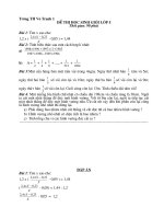 Đề thi hs giỏi Tỉnh Bình Dương - l5