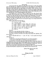 Thiết kế hệ thống truyền động điện cho máy công tác có mô men cản bằng mô men định mức của động cơ   phùng văn tiến