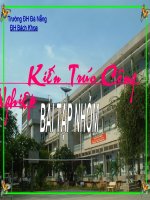 Kiến trúc công nghiệp  Kết cấu mang lực chính